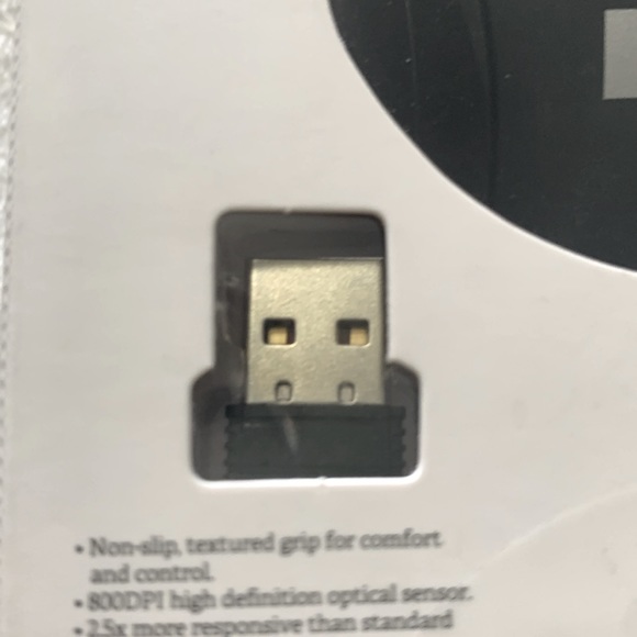 Brand new mouse, color black,2AAA battery needed, battery’s not included. - Picture 3 of 8